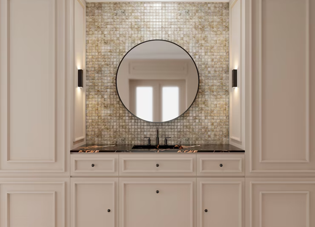 Kitchen Remodeling Tips Using Elegant Bathroom Mirrors for Extra Flair